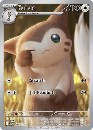 Furret - 168/159 (168) [SV09: Journey Together] Holofoil