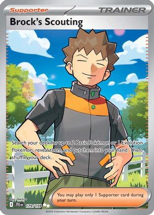 Brock's Scouting - 179/159 (179) [SV09: Journey Together] Holofoil