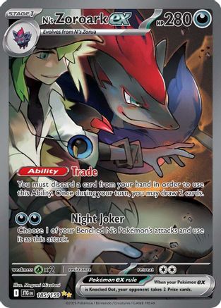 N's Zoroark ex - 185/159 (185) [SV09: Journey Together] Holofoil