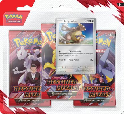 Pokemon Destined Rivals 3 Pack Blister [Kangaskhan]