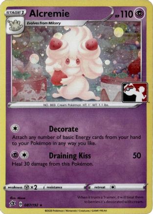 Alcremie - 087/192 (League Promo) (87) [League & Championship Cards] Holofoil