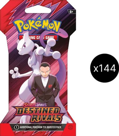 Pokemon Destined Rivals Sleeved Booster Case
