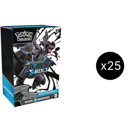 Pokemon Black Bolt Booster Bundle Case