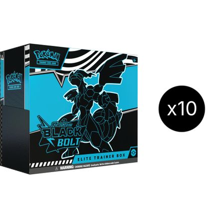 Pokemon Black Bolt Elite Trainer Box Case