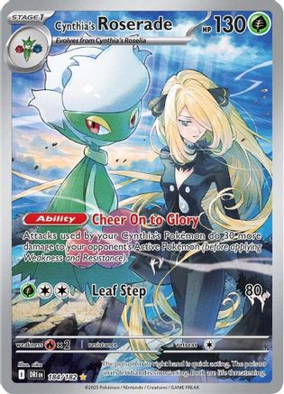 Cynthia's Roserade - 184/182 (184) [SV10: Destined Rivals] Holofoil