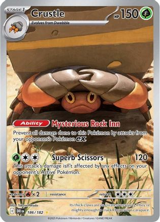 Crustle - 186/182 (186) [SV10: Destined Rivals] Holofoil