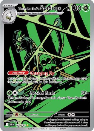 Team Rocket's Spidops - 187/182 (187) [SV10: Destined Rivals] Holofoil