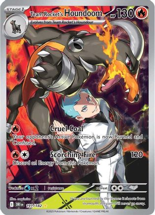 Team Rocket's Houndoom - 191/182 (191) [SV10: Destined Rivals] Holofoil