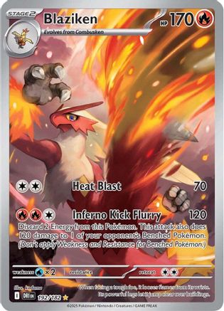 Blaziken - 192/182 (192) [SV10: Destined Rivals] Holofoil