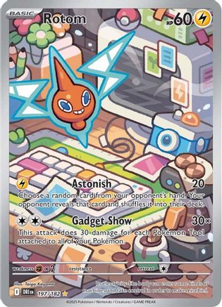 Rotom - 197/182 (197) [SV10: Destined Rivals] Holofoil