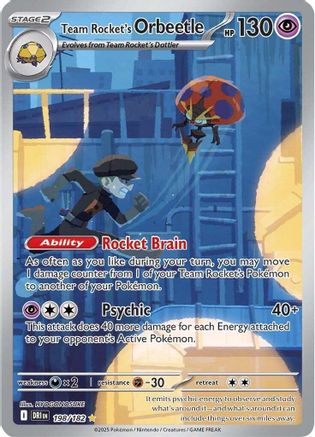 Team Rocket's Orbeetle - 198/182 (198) [SV10: Destined Rivals] Holofoil