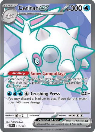 Cetitan ex - 210/182 (210) [SV10: Destined Rivals] Holofoil