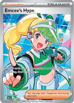 Emcee's Hype - 220/182 (220) [SV10: Destined Rivals] Holofoil