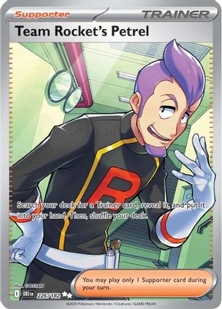 Team Rocket's Petrel - 226/182 (226) [SV10: Destined Rivals] Holofoil