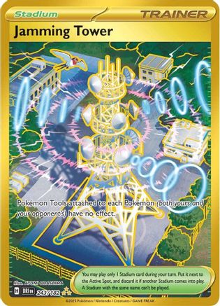 Jamming Tower (243) [SV10: Destined Rivals] Holofoil