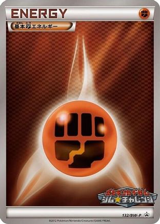 Basic Fighting Energy - 132/BW-P (132/BW-P) [BW-P Promotional cards] Holofoil