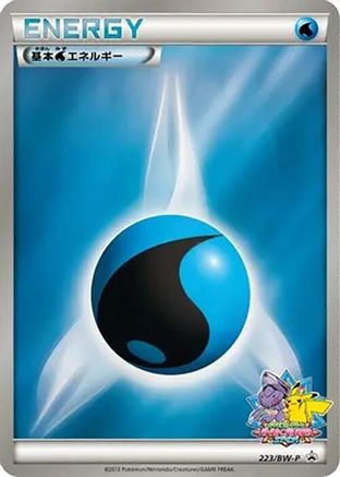 Basic Water Energy - 223/BW-P (223/BW-P) [BW-P Promotional cards] Holofoil