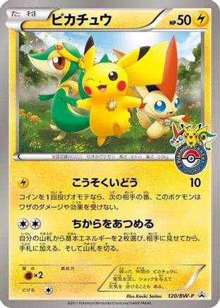 Pikachu - 120/BW-P (120/BW-P) [BW-P Promotional cards]