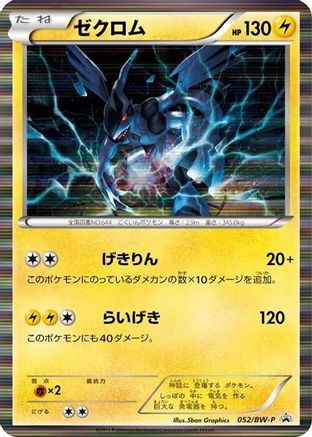 Zekrom - 052/BW-P (052/BW-P) [BW-P Promotional cards] Holofoil