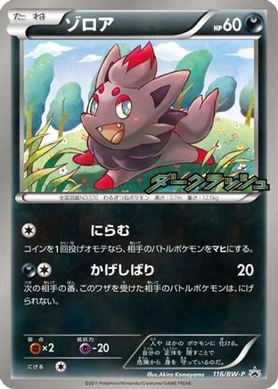 Zorua - 116/BW-P (116/BW-P) [BW-P Promotional cards]