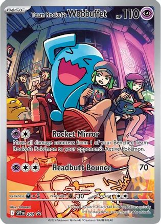 Team Rocket's Wobbuffet (203) [SV: Scarlet & Violet Promo Cards] Holofoil