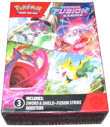 Pokemon Fusion Strike 3 Pack Hanger Box