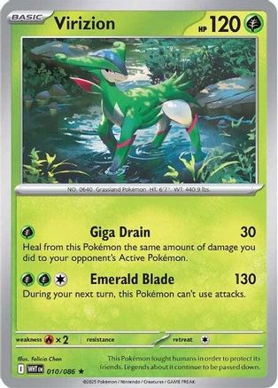 Virizion (10) [SV: White Flare] Reverse Holofoil