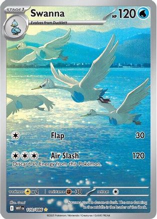 Swanna - 110/086 (110) [SV: White Flare] Holofoil