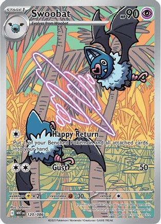 Swoobat - 120/086 (120) [SV: White Flare] Holofoil