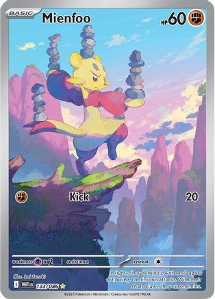 Mienfoo - 133/086 (133) [SV: White Flare] Holofoil