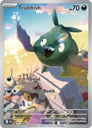 Trubbish - 140/086 (140) [SV: White Flare] Holofoil