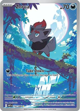 Zorua - 142/086 (142) [SV: White Flare] Holofoil