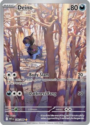 Deino - 146/086 (146) [SV: White Flare] Holofoil