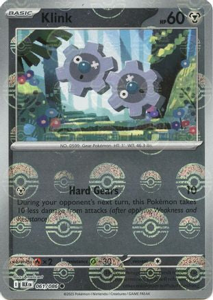 Klink (Poke Ball Pattern) (61) [SV: Black Bolt] Holofoil