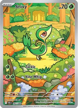 Snivy - 087/086 (87) [SV: Black Bolt] Holofoil