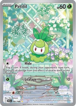 Petilil - 091/086 (91) [SV: Black Bolt] Holofoil