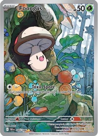 Foongus - 095/086 (95) [SV: Black Bolt] Holofoil