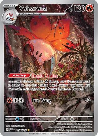 Volcarona - 100/086 (100) [SV: Black Bolt] Holofoil