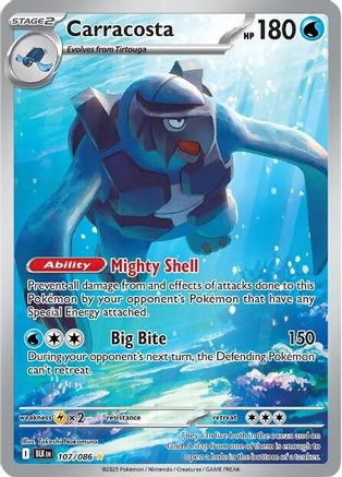 Carracosta - 107/086 (107) [SV: Black Bolt] Holofoil