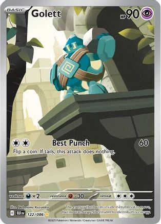 Golett - 122/086 (122) [SV: Black Bolt] Holofoil