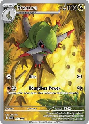 Fraxure - 146/086 (146) [SV: Black Bolt] Holofoil