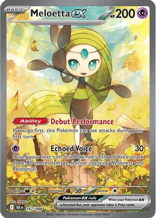 Meloetta ex - 167/086 (167) [SV: Black Bolt] Holofoil