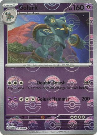 Golurk (Poke Ball Pattern) (43) [SV: Black Bolt] Holofoil