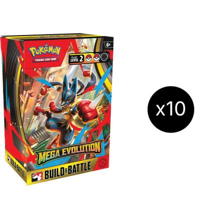 Pokemon Mega Evolution Build & Battle Box Display