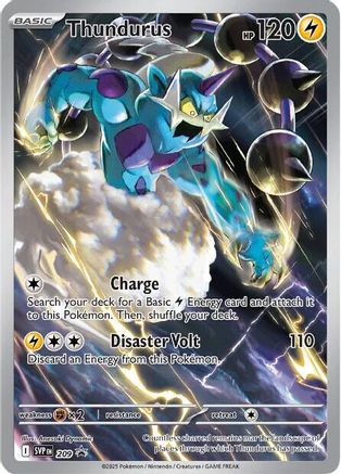 Thundurus - 209 (209) [SV: Scarlet & Violet Promo Cards] Holofoil