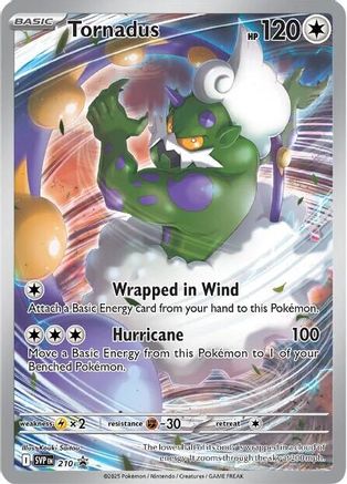 Tornadus - 210 (210) [SV: Scarlet & Violet Promo Cards] Holofoil