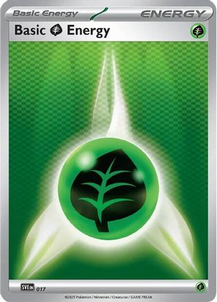 Basic Grass Energy - 017 (17) [SVE: Scarlet & Violet Energies] Reverse Holofoil