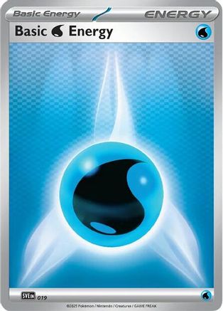 Basic Water Energy - 019 (19) [SVE: Scarlet & Violet Energies] Reverse Holofoil