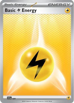 Basic Lightning Energy - 020 (20) [SVE: Scarlet & Violet Energies] Reverse Holofoil