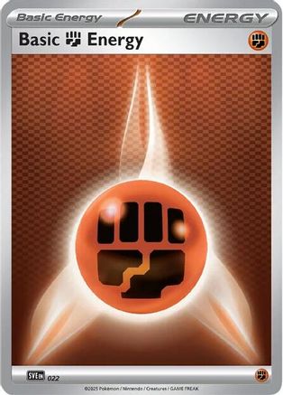 Basic Fighting Energy - 022 (22) [SVE: Scarlet & Violet Energies]